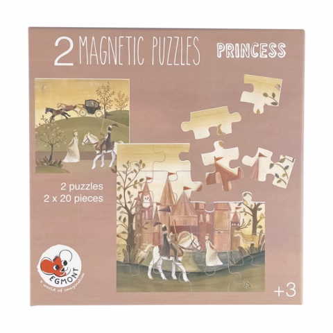 Jocuri si jucarii - Puzzle magnetic Printese, Egmont Toys