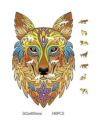 Puzzle Mandala - The Wolf [1]