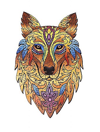 Mandala - Puzzle Mandala - The Wolf