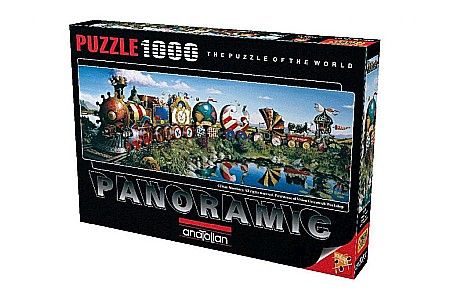 Puzzle 1000 piese panorama - Puzzle panoramic 1000 piese Story Train 1039 Anatolian
