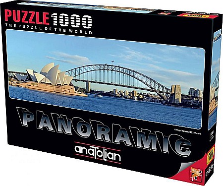 Puzzle 1000 piese panorama - Puzzle panoramic 1000 piese Sydney 1044 Anatolian