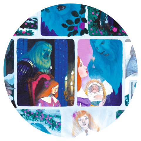 Puzzle poveste Frumoasa si bestia, Djeco [3]