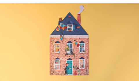 Puzzle reversibil Bun venit acasa, Londji [3]