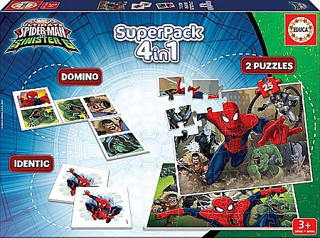 Puzzle 4 in 1 - Puzzle Superpack Spider-Man 17197