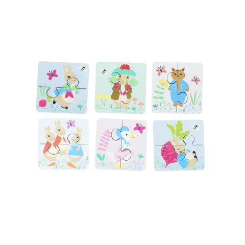 Puzzle-uri Peter Rabbit™ in cutie lemn, Orange Tree Toys [4]