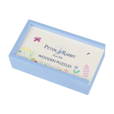 Puzzle-uri Peter Rabbit™ in cutie lemn, Orange Tree Toys [2]