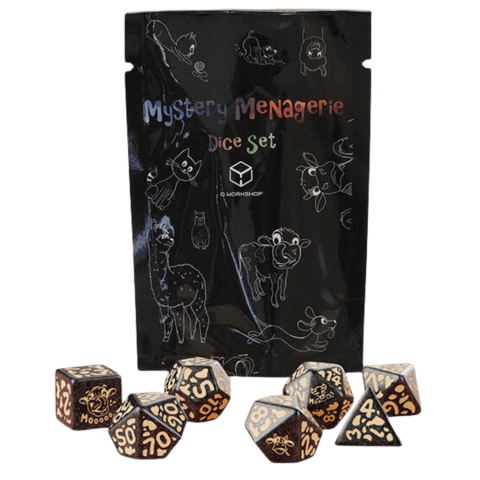 Board Games - Q Workshop Mystery Menagerie Dice Set RPG