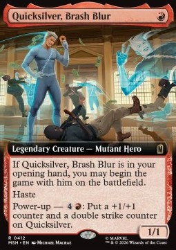 Magic: The Gathering Singles - Quicksilver, Brash Blur 412