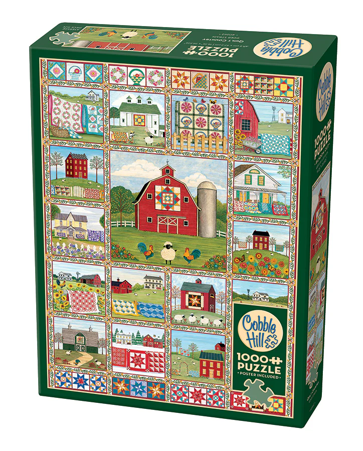 Puzzle 1000 piese - Quilt Country – Puzzle 1000 piese