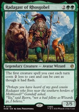 Magic: The Gathering Singles - Radagast of Rhosgobel The Hobbit - Singles 136 FOILED