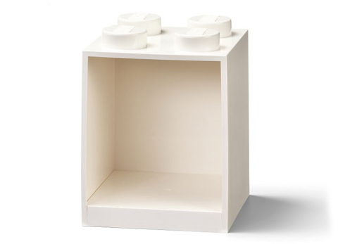 LEGO - Raft Caramida LEGO 2x2 - Alb