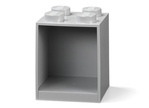 LEGO - Raft Caramida LEGO 2x2 - Gri