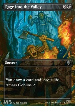 Magic: The Gathering Singles - Rage into the Valley The Hobbit: Extras - Singles 200 FOILED