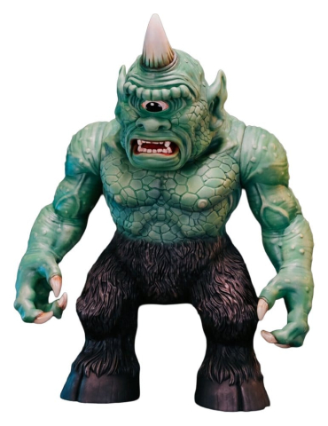 Ray Harryhausen (Art Sofubi) Soft-Vinyl Figure Cyclops Vintage-Stylized Japanese Movie Poster Color Ver. 25 cm [6]
