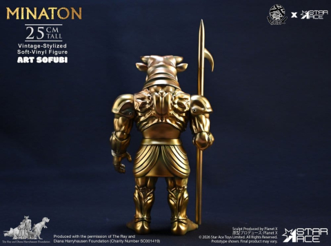 Ray Harryhausen Soft Vinyl Statue Minaton Vintage-Style 25 cm [3]