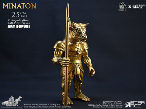 Ray Harryhausen Soft Vinyl Statue Minaton Vintage-Style 25 cm [6]