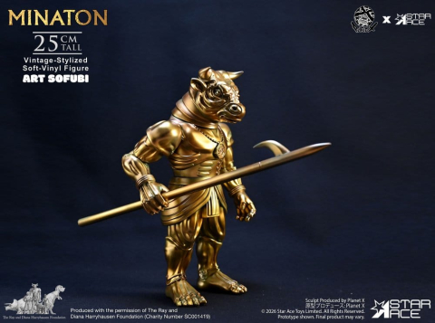 Ray Harryhausen Soft Vinyl Statue Minaton Vintage-Style 25 cm [8]