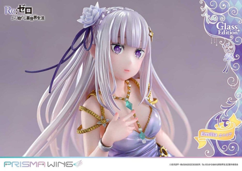 Re:Zero Prisma Wing Statue 1/7 Emilia Glass Edition 29 cm [20]