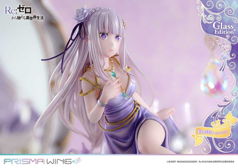 Re:Zero Prisma Wing Statue 1/7 Emilia Glass Edition 29 cm [11]