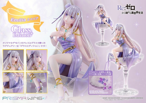 Re:Zero Prisma Wing Statue 1/7 Emilia Glass Edition 29 cm [4]