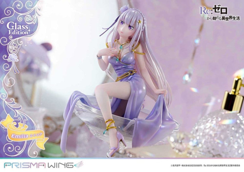 Re:Zero Prisma Wing Statue 1/7 Emilia Glass Edition 29 cm [10]