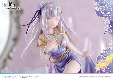 Re:Zero Prisma Wing Statue 1/7 Emilia Glass Edition Bonus Version 29 cm [6]