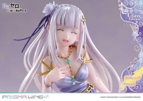 Re:Zero Prisma Wing Statue 1/7 Emilia Glass Edition Bonus Version 29 cm [7]