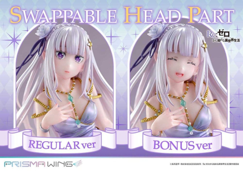 Re:Zero Prisma Wing Statue 1/7 Emilia Glass Edition Bonus Version 29 cm [8]