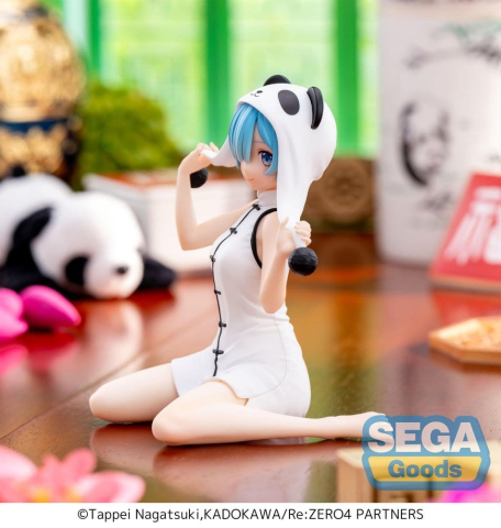 Re:Zero Rem Panda Yumemirize - Statueta Anime SEGA 11 cm [2]