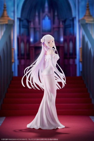 Re:ZERO -Starting Life in Another World- PVC Figure 1/7 Emilia Wedding dress Ver. 24 cm [9]