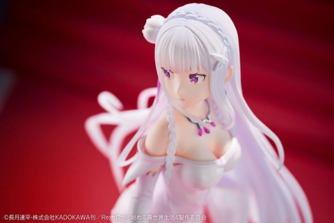 Re:ZERO -Starting Life in Another World- PVC Figure 1/7 Emilia Wedding dress Ver. 24 cm [14]