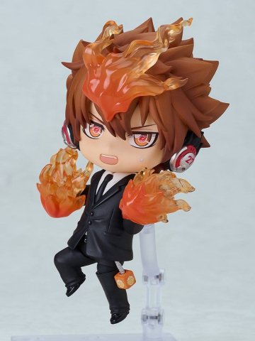 Reborn! Series Nendoroid Action Figure Tsunayoshi Sawada: Black Suit Ver. 11 cm [3]