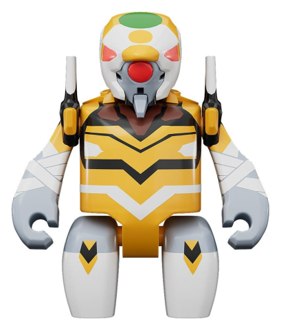 Rebuild of Evangelion Brickroid Mini Figure Evangelion Proto Type-00' 5 cm [4]