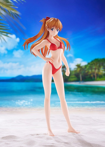 Rebuild of Evangelion Pop Up Parade Beach Queens Asuka Shikinami Langley (Bikini Style) L Size 23 cm [1]