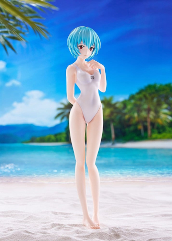 Rebuild of Evangelion Pop Up Parade Beach Queens Rei Ayanami (One-Piece Style) L Size 22 cm [1]
