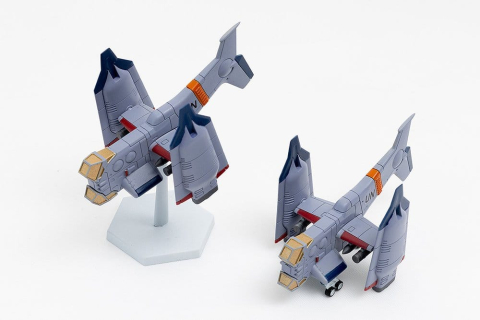 PRECOMENZI - Rebuild of Evangelion SYUTO Tiny Scale Plastic Model Kit UNAF Close Air Support VTOL Aircraft YAGR-3B 5 cm