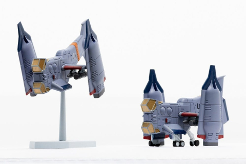 Rebuild of Evangelion SYUTO Tiny Scale Plastic Model Kit UNAF Close Air Support VTOL Aircraft YAGR-3B 5 cm [1]