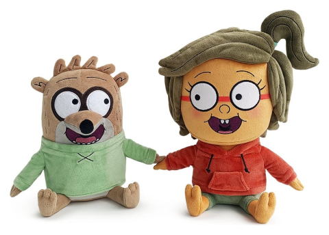 PRECOMENZI - Regular Show Plush Figures 2-Pack Valentine´s Rigby & Eileen 22 cm