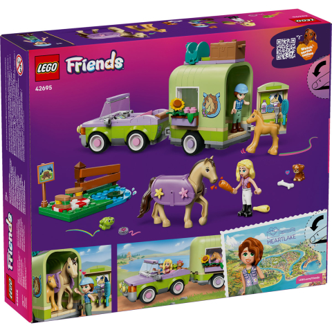 LEGO Friends Remorca pentru cal si manz 42695 [2]
