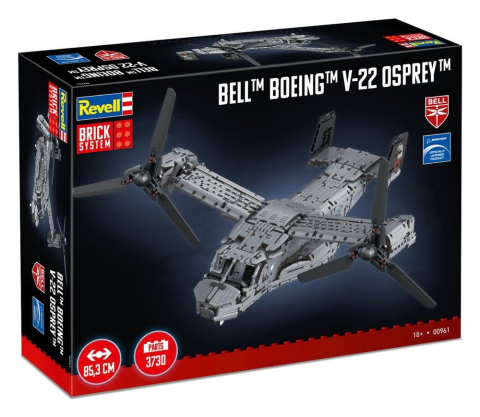 Noutati - Revell Brick System - Bell Boeing V-22 Osprey - 3730 piese, 1:25