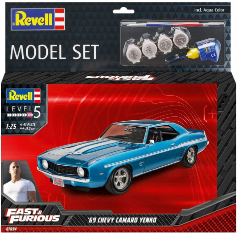 Noutati - Revell Fast & Furious 1969 Chevy Camaro Yenko Model Set 1:25