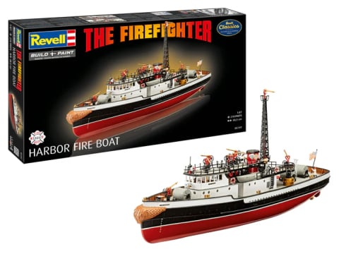 Revell Fire Fighter Harbor Fire Boat Model Kit [0]