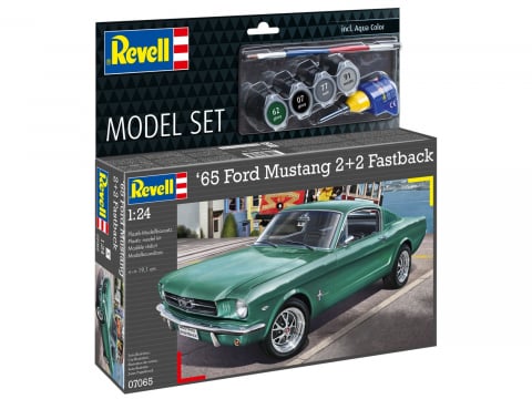 Modele Revell - Revell Model Set 1965 Ford Mustang 2+2 Fastback