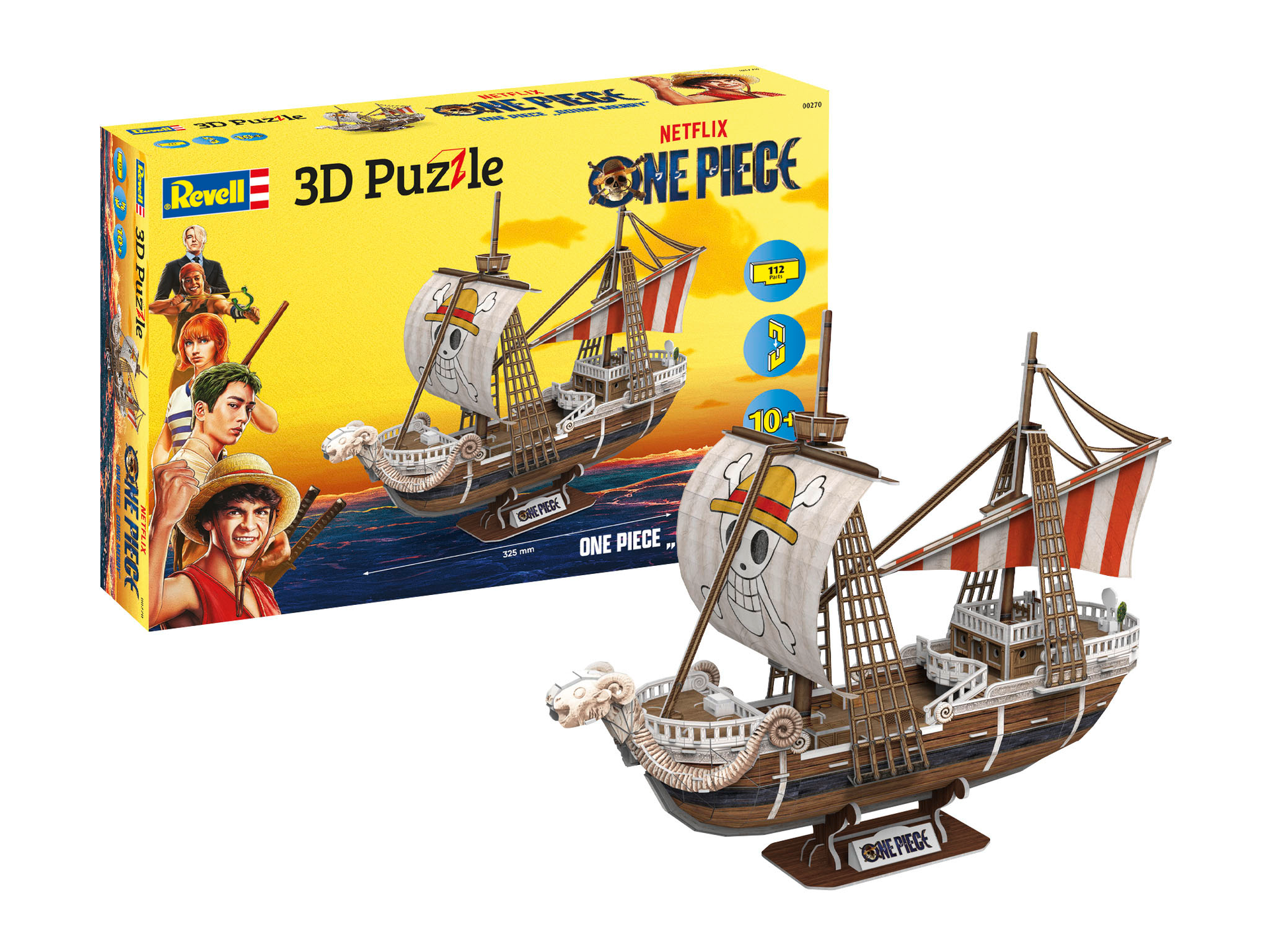 Modele Revell - Revell One Piece Flying Lamb/ Going Merry 3D Puzzle - ambalaj deteriorat
