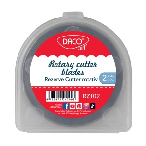 Rechizite, Creativitate, Hobby - REZERVA CUTTER ROTATIV SET 2 DACO RZ102