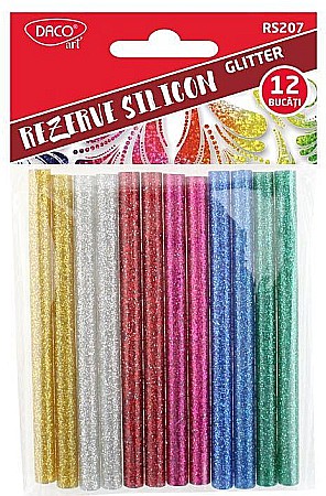 Alte produse creative - Rezerve silicon cu sclipici Lipiciosul Mic RS207