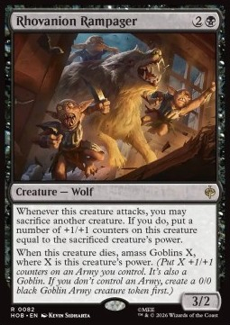 Magic: The Gathering Singles - Rhovanion Rampager The Hobbit - Singles 82
