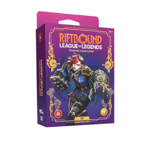 Trading Card Games - Riftbound League of Legends TCG Champion Deck Vi + Booster Unleashed