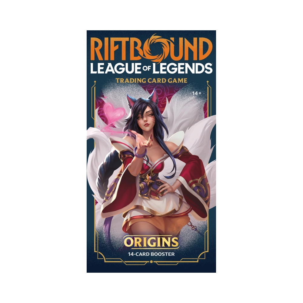 Riftbound League of Legends TCG - Riftbound League of Legends TCG Origins – 14 Card Booster Pack (English)
