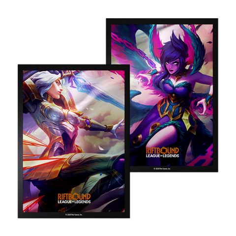 Board Games - Riftbound League of Legends TCG Vendetta Art Sleeves 100 bucati (Mai multe variante)